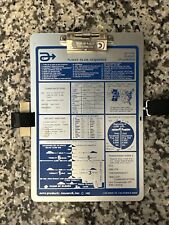 VINTAGE AERO PRODUCTS  FLIGHT PLAN SEQUENCE METAL CLIPBOARD ORGANIZER 1980 picture