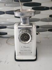 SIGNATURE-M. Wards Electric Meat Grinder Chopper-Working 1950/60's-Model #2062 picture