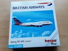 Herpa Wings 502603 British Airways Boeing 747-400 