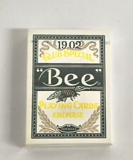 Bee Playing Cards Deck 1902 Club Special Acorn Back Yellow Erdnase New Sealed picture