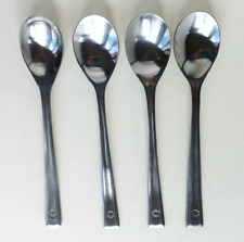 Northwest Airlines SPOON FIRST CLASS SERVICE Lot of 4 NWA VTG Stainless Flatware picture