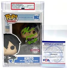 Funko Pop SAO Kirito Special ED #992 SIGNED by Bryce Papenbrook PSA GEM MT 10 picture