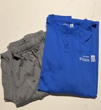 Royal Blue Grau United Polaris Business Class Travel Pajamas Set Size L/XL picture