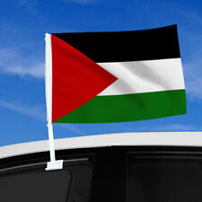 Palestine Car Flag Window for Patriotic Sports Events, Clip Flag Free Palestine picture