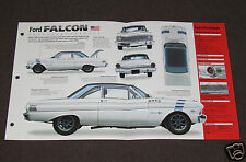 1962-1964 FORD FALCON Car SPEC SHEET BROCHURE PHOTO BOOKLET picture