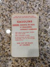 Vintage  Fuel Racing Dump Gas Can Danger Sticker Decal picture