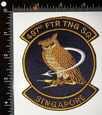 USAF 497th Combat Training Squadron Singapore Patch picture