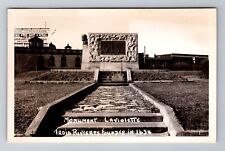 Trios Rivieres QC-Quebec Canada, RPPC Monument Laviolette, Vintage Postcard picture