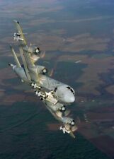 US NAVY USN P-3 Orion aircraft AIM-9 Sidewinder missile 12X18 Photograph picture