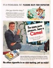1955 CAMEL Cigarettes BRIAN KEITH Vintage Ad  picture