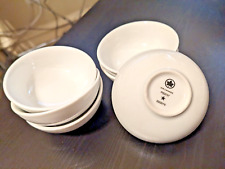 SET OF 6 Air Canada White 3” Small Ceramic Dish/Dipping Mini Bowl PS3737 Vintage picture