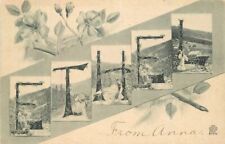 1907 Ethel Large letters name floral women Silberer & Bros Postcard 22-7383 picture
