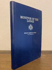 Monitor of the Lodge: Monitorial Instructions Three Degrees of Symbolic Masonry picture