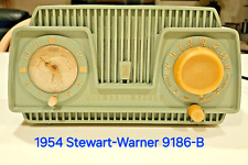 1954 Stewart-Warner Model 9186-B AM Clock/Radio with Special Services Band picture