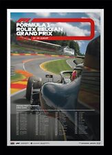 2021 Formula 1 F1 Belgian Grand Prix Limited Edition Poster ROLEX picture