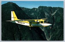 Vintage Postcard Plane Wilderness Airline Pilatus BN-2A-26 Islander ~13733 picture