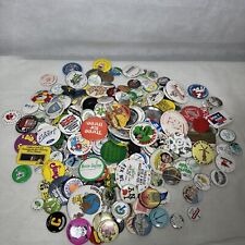 JOB LOT OF 246 VINTAGE 1970/80/90s ADVERTISING BADGES Plus Others...IDEAL RESALE picture