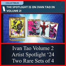 IVAN TAO VOLUME 2 ARTIST SPOTLIGHT 24-TWO RARE SETS-TOPPS MARVEL COLLECT picture