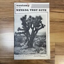 Anatomy Of Nevada Test Site los alamos new mexico university of california Vtg picture