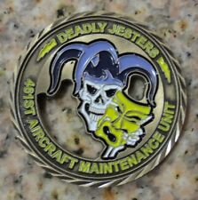 F-35 461st FLIGHT TEST SQUADRON DEADLY JESTERS AMU CHALLENGE COIN AWESOME picture