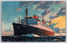 eStampsNet - 1933 SS Washington First Voyage German Sea Post Postcard picture