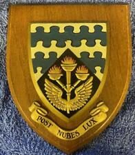 Vintage CRANFIELD University College School Crest Shield Plaque xzk picture