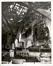 LD276 1952 Orig Strasser Photo PARK CONGREGATIONAL CHURCH DESTROYED ST PAUL FIRE picture