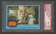 1977 Star Wars UK #33 The Droids In The Control Room PSA 8 (OC) NM-MT picture