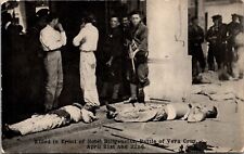 Postcard People Killed in Front of Hotel Diligencias, Battle of VeraCruz, Mexico picture