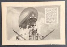 Dirigible Los Angeles 1931 pictorial on the U.S.S. Patoka Mooring Mast picture