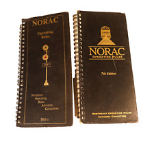 2 NORAC Northeast Operating Rules Advisory Committee Operating Rules Books picture