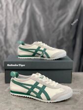 New Onitsuka Tiger Mexico 66 Sneakers White/Green: Unisex Footwear 1183C076-250 picture