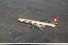  Postcard Airplane McDonnell Douglas DC 10 30 Swissair  picture