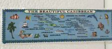The Beautiful Caribbean Rectangle Souvenir Magnet New 7x2 picture