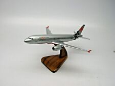 A-320 Jetstar A320 Aircraft Desktop Mahogany Kiln Dried Wood Model Small New picture