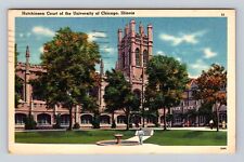 Chicago IL- Illinois, Hutchinson Court Of University, Vintage c1958 Postcard picture