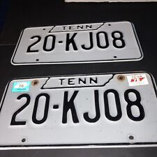 1975 TENNESSEE License Plate Matching Set picture