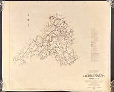 Vintage 1984 General Highway Map Loudon County TN Dept of Trans 18” x 24” picture