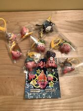 KIRBY Backpack Hangers Glow In The Dark Complete Set OF 9 Figures RARE VHTF picture