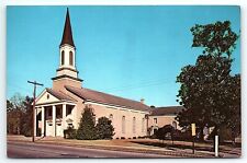 1950s DOUGLAS GA FIRST BAPTIST CHURCH UNPOSTED POSTCARD P3802 picture