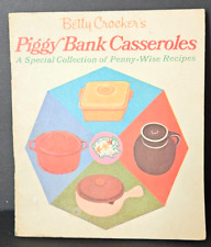Betty Crocker's PIGGY BANK CASSEROLES COOKBOOK Booklet 