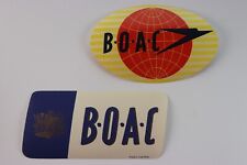 Vintage British Overseas BOAC Airlines Luggage Labels 2 Count, MNH picture