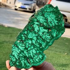 412G Natural Malachite transparent cluster coarse  mineral flaky sample picture