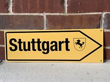 Stuttgart  Autobahn road sign German European Porsche BMW Mercedes Audi vw picture