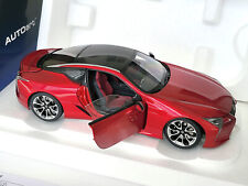 AUTOart 1/18 Lexus LC 500 - Radiant Red / Dark Rose Interior, 78873 picture