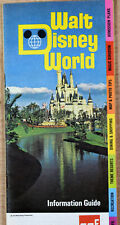 1973 Booklet Walt Disney World Guide Vacation Magic Kingdom Dining Shops picture