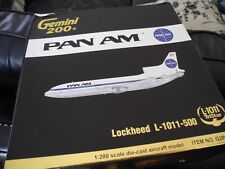 Hard to Find GEMINI JETS L-1011 PAN AM, 1:200, NIB, Retired picture