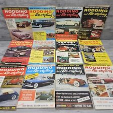 Rodding and Re-Styling Magazine Vtg 1957 Complete Year Hot Rod Chevy Ford Mopar picture