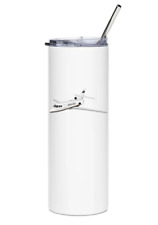Dassault Falcon 50 Stainless Steel Water Tumbler with straw - 20oz. picture