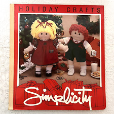 1984 Simplicity Pattern Catalog Counter Book Holiday Crafts Precious Pals Doll picture